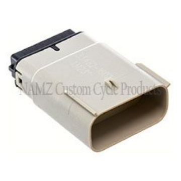 Picture of NAMZ 07-23 V-Twin Glide Left Handlebar Ctrl Molex MX-150 16-Pos Male Connectr - Gray HD 72492-07GY
