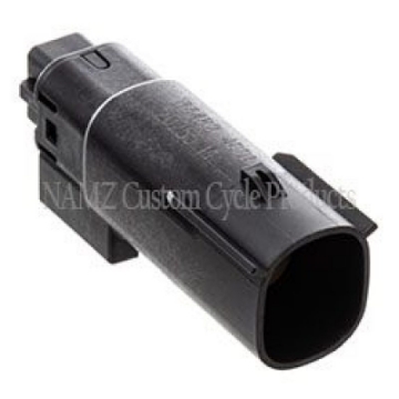 Picture of NAMZ 07-23 V-Twin XL 1200 & 883 Models Molex MX-150 4-Position Male Connector - Blk HD 72175-07BK