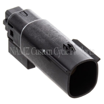 Picture of NAMZ 07-23 V-Twin XL 1200 & 883 Models Molex MX-150 4-Position Male Connector - Blk HD 72175-07BK