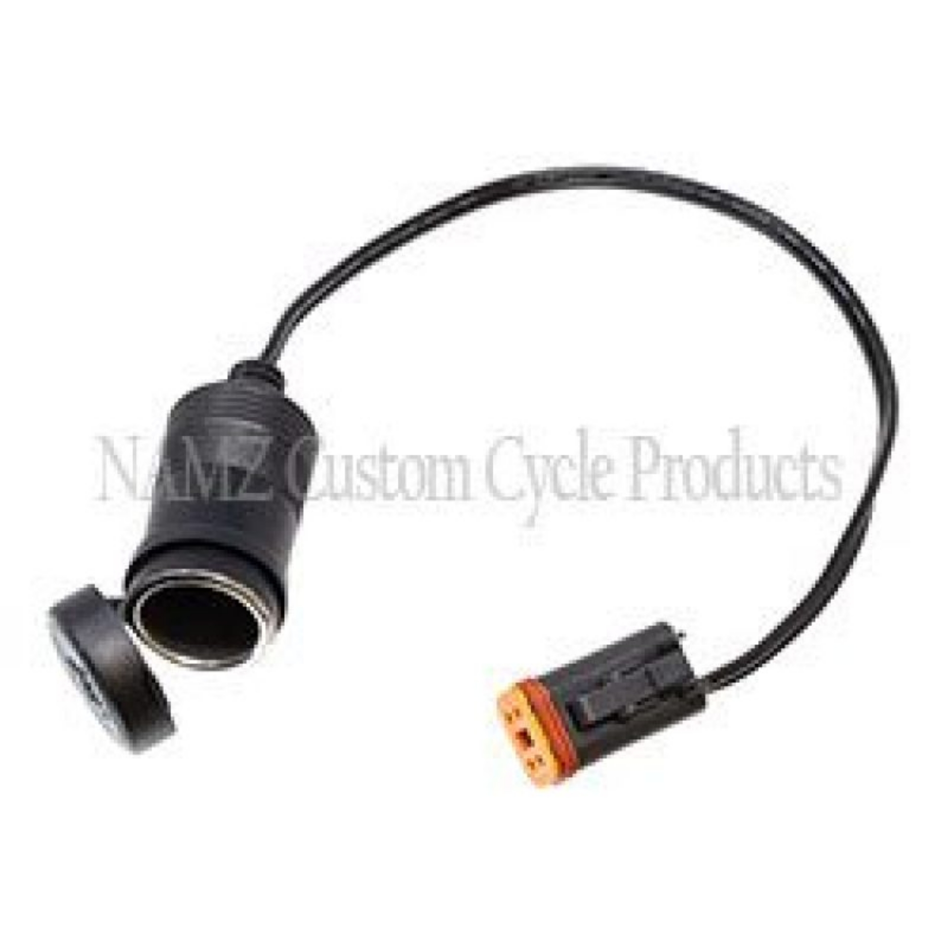 Picture of NAMZ 94-13 FLHR-FLT-FLTR-FLHT-FLHX & Trike Models Plug-N-Play Power Port w-Dust Cover HD 91843-97