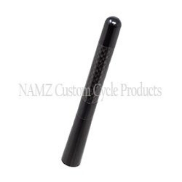 Picture of NAMZ HD Models w-Existing Audio Antenna Plug-N-Play AM-FM Alum Stubby Antenna w-Carbon Fiber Insert
