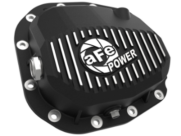 Picture of aFe Rear Differential Cover Black Machined; Pro Series; 15-19 Ford F-150 V6-2-7L t 12-Bolt