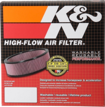 Picture of K&N 2-5-8in Flange 7in Diameter 3in Height Round Air Filter Assembly w- Vent