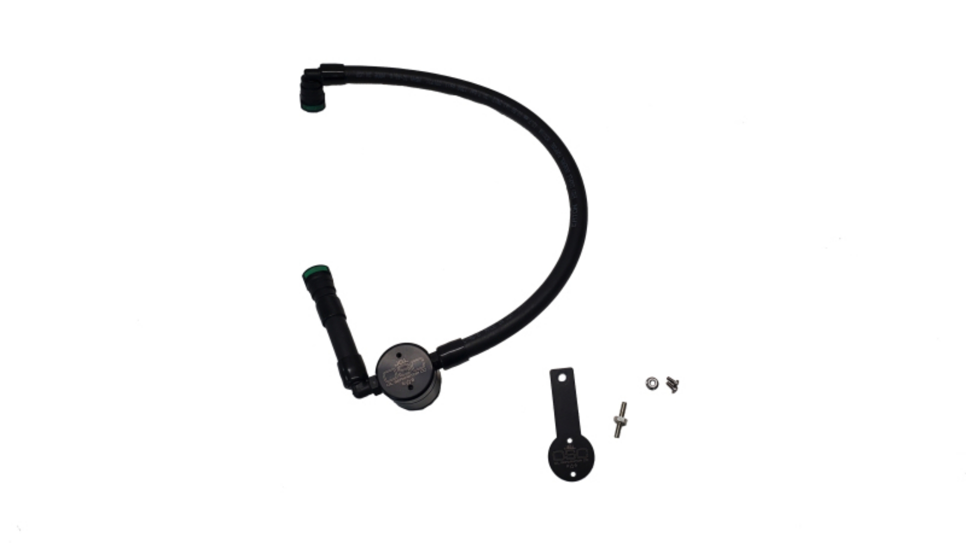 Picture of J&L 16-25 Dodge Durango - Jeep Grand Cherokee 3-6L Oil Separator 3-0 Passenger Side - Black Anod