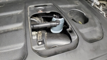 Picture of J&L 16-25 Dodge Durango - Jeep Grand Cherokee 3-6L Oil Separator 3-0 Passenger Side - Clear Anod