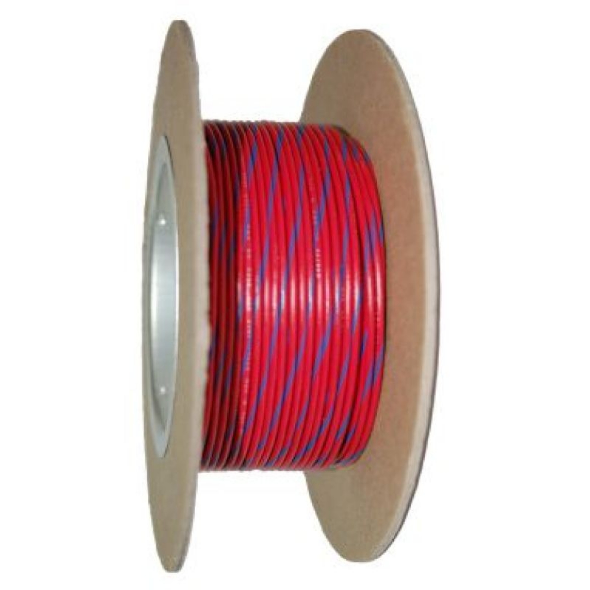Picture of NAMZ OEM Color Primary Wire 100ft- Spool 18g - Red-Blue Stripe