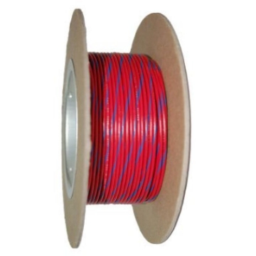 Picture of NAMZ OEM Color Primary Wire 100ft- Spool 18g - Red-Blue Stripe