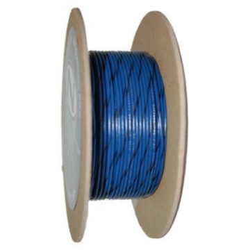 Picture of NAMZ OEM Color Primary Wire 100ft- Spool 18g - Blue-Black Stripe