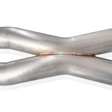 Picture of Stainless Works 18-21 Mustang GT Mid Resonator Delete X-Pipe