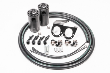 Picture of Radium Engineering Nissan R35 GT-R Dual Catch Can Kit CCV Fluid Lock
