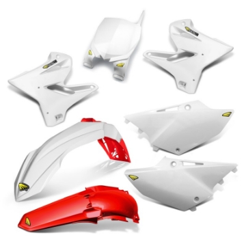 Picture of Cycra 15-21 Yamaha YZ125-250-250X Powerflow Full Body Kit - White-Red