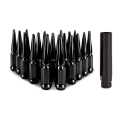 Picture of Mishimoto Steel Spiked Lug Nuts M12x1-5 20pc Set - Black