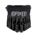 Picture of Mishimoto Steel Spiked Lug Nuts M12x1-5 20pc Set - Black