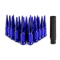 Picture of Mishimoto Steel Spiked Lug Nuts M12x1-5 20pc Set - Blue