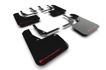 Picture of Rally Armor 24-25 Hyundai Kona N Line Black UR Mud Flap - Red Logo
