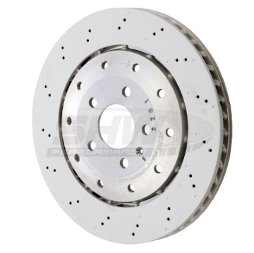 Picture of SHW 08-12 Audi R8 4-2L Excl Ceramic Brakes Rear Drill-Dimp Lightweight Brake Rotor 420615601F