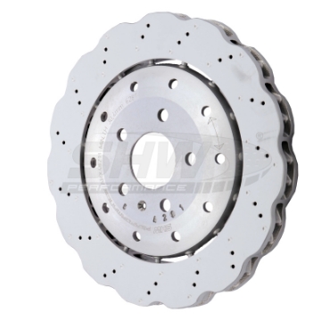 Picture of SHW 14-20 Audi R8 5-2L Excl Ceramic Brake Rear Drill-Dimp Lightweight Wavy Brake Rotor4S0615601B