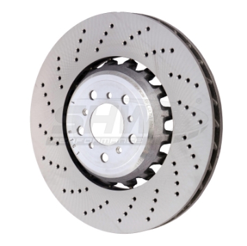 Picture of SHW 13-16 BMW M5 4-4L Left Front Cross-Drilled Lightweight Brake Rotor 34112284101