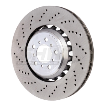 Picture of SHW 19-21 BMW M2 Competition 3-0L w-o Ceramic Brakes Left Front Drilled LW Brake Rotor 34118072017