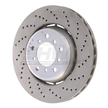 Picture of SHW 01-06 BMW M3 3-2L Right Front Drilled Lightweight Brake Rotor European Model 34112282802