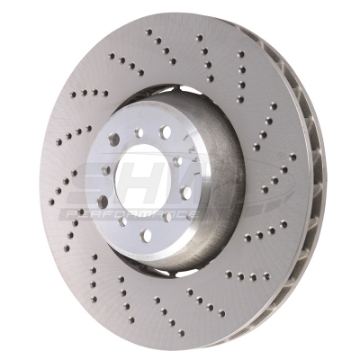 Picture of SHW 06-10 BMW M5 5-0L Right Front Cross-Drilled Lightweight Brake Rotor 34112282806