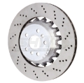 Picture of SHW 2020+ BMW X3 M 3-0L Right Rear Cross-Drilled Lightweight Brake Rotor 34118054828