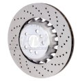 Picture of SHW 2020 BMW X5 M 4-4L Right Rear Cross-Drilled Lightweight Brake Rotor 34208074286