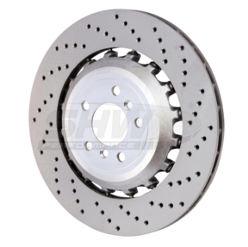 Picture of SHW 11-16 BMW M5 4-4L Right Rear Cross-Drilled Lightweight Brake Rotor 34212284104