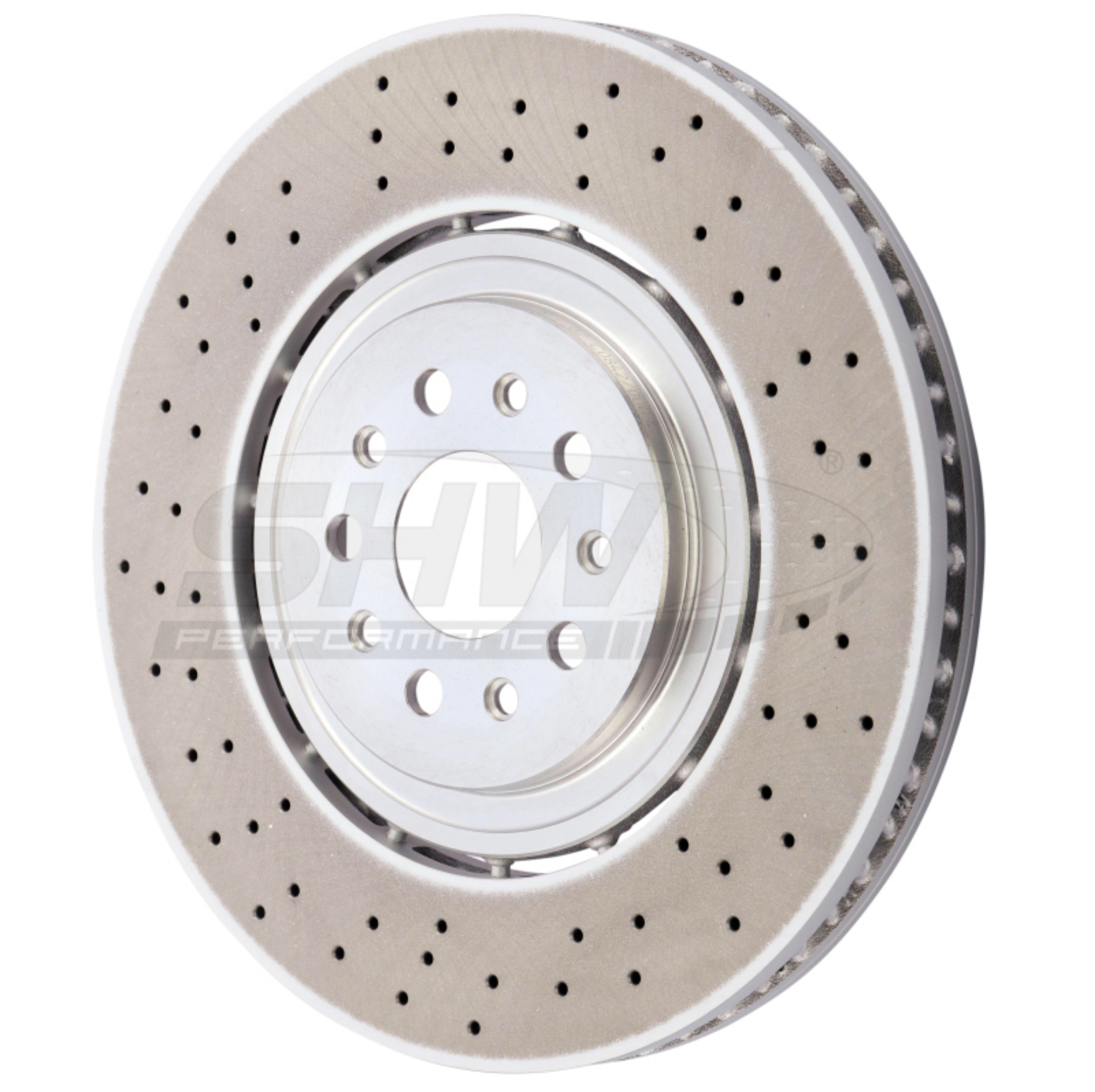 Picture of SHW 19-20 Maserati Levante GTS 3-8L w-Brembo Front Cross-Drilled LW Brake Rotor 670037769