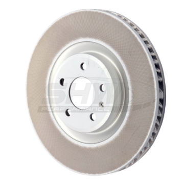 Picture of SHW 15-18 Porsche Macan S 3-0L w-o Ceramics Left Front Smooth Monobloc Brake Rotor 95B615301T