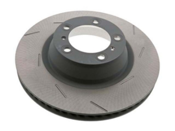 Picture of SHW 11-16 Porsche Panamera 4 3-6L w-o Ceramics Left Front Slotted Monobloc Brake Rotor 298615301B