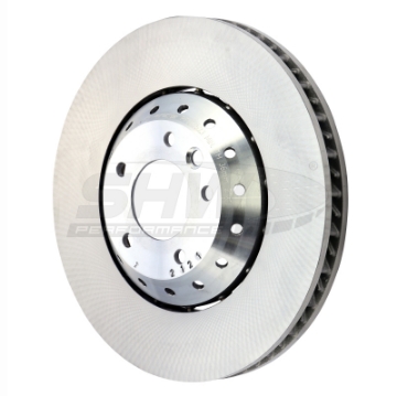 Picture of SHW 15-18 Porsche Cayenne GTS w-19in Wheel w-o Ceramics Left Frt Smooth LW Brake Rotor 95835140350