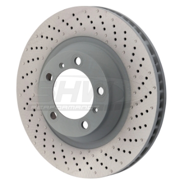 Picture of SHW 15-16 Porsche 911 Carrera 4 GTS w-o Ceramics Right Frt Drill-Dimp MB Brake Rotor 99135140401