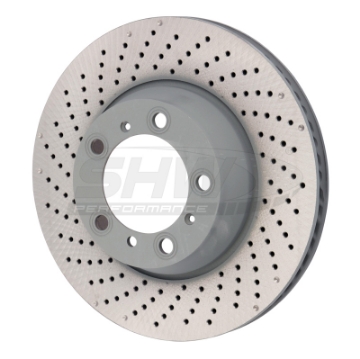 Picture of SHW 15-16 Porsche 911 Carrera 4GTS 3-8L w-o Ceramics Left Rr Drill-Dimp MB Brake Rotor 99635240502