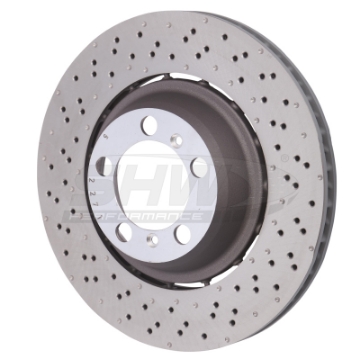 Picture of SHW 18-19 Porsche 911 GT3 4-0L w-o Ceramics Left Rear Drill-Dimp LW Brake Rotor 99135240780
