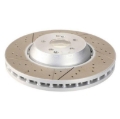 Picture of SHW 11-15 Mercedes-Benz C63 AMG 6-3L Front Drilled-Slotted Lightweight Brake Rotor 2124210512