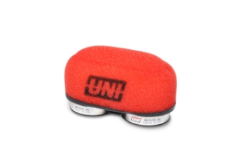 Picture of Uni FIlter Dual Throat I-D 2 1-4in - O-D- 3 1-2in x 6 1-4in - LG- 3 1-2in Pod Filter