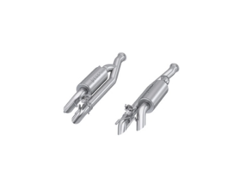 Picture of MBRP 19-23 Mercedes-Benz G63 4-0TT V8 T304 SS 2-5in Pre-Axle Cat-Back Exhaust Dual Split Quad Side