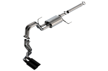 Picture of Borla 21-22 Ford F-150 Powerboost 3-5L V6 2WD & 4WD 4DR 3in, 2-25in S-TYPE Black Chrome Tips