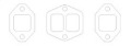 Picture of Cometic Oldsmobile 371 Gen-1 Rocket V8 -059in CFM Exhaust Manifold Gasket Kit J-2 Golden Rocket