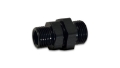 Picture of Vibrant -10AN to -10AN Male to Male Union Adapter - Anodized Black