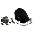 Picture of FAST LSXR 102MM Rect Port Intake Manifold - Black w- 102MM Big Mouth Billet Throttle Body Kit