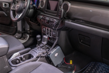 Picture of Rugged Ridge 18-22 Jeep Wrangler - Gladiator Race Radio Mount
