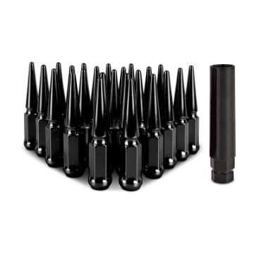 Picture of Mishimoto Mishimoto Steel Spiked Lug Nuts M14 x 1-5 24pc Set Black