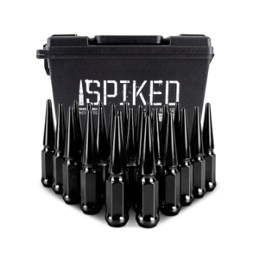 Picture of Mishimoto Mishimoto Steel Spiked Lug Nuts M14 x 1-5 24pc Set Black