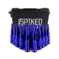 Picture of Mishimoto Mishimoto Steel Spiked Lug Nuts M14 x 1-5 24pc Set Blue