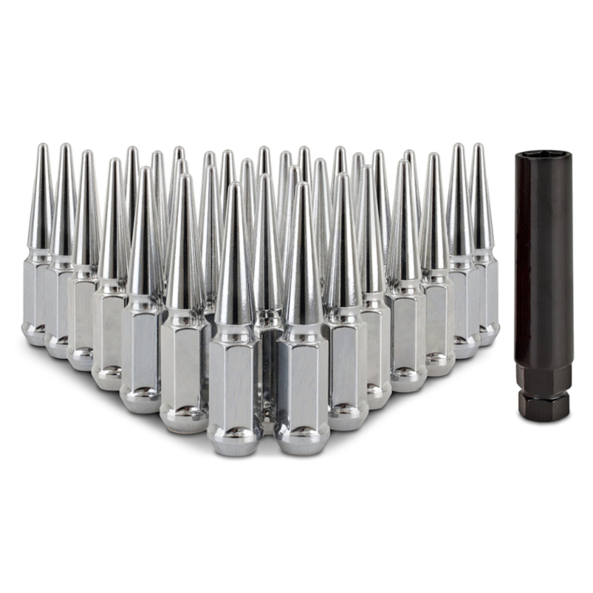 Picture of Mishimoto Mishimoto Steel Spiked Lug Nuts M14 x 1-5 32pc Set Chrome