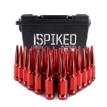 Picture of Mishimoto Mishimoto Steel Spiked Lug Nuts M14 x 1-5 32pc Set Red
