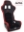 Picture of PRP Alpha Composite Seat- Black-Red