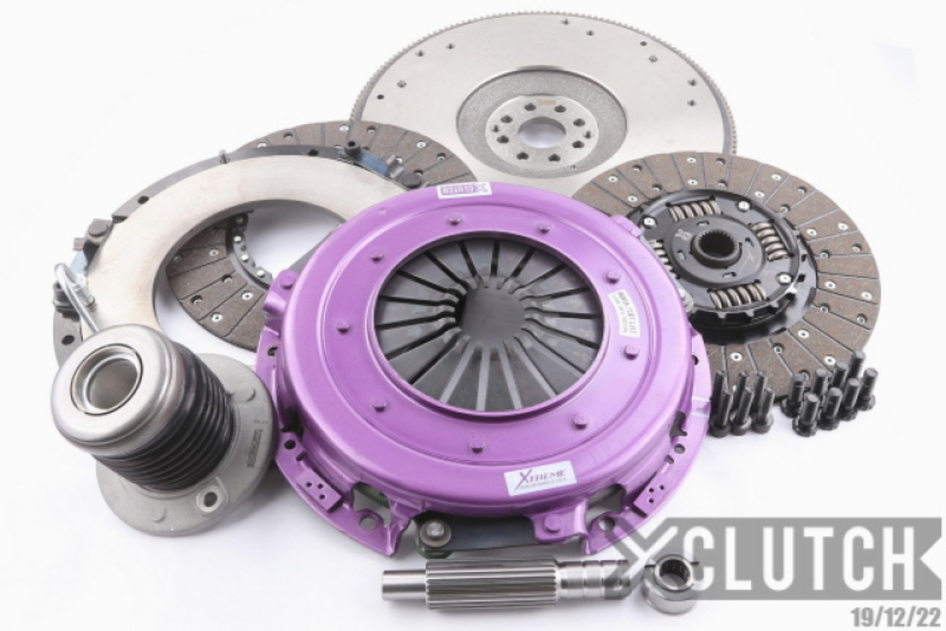 Picture of XClutch 07-12 Ford Mustang Shelby GT500 5-4L 10-5in Twin Sprung Organic Clutch Kit